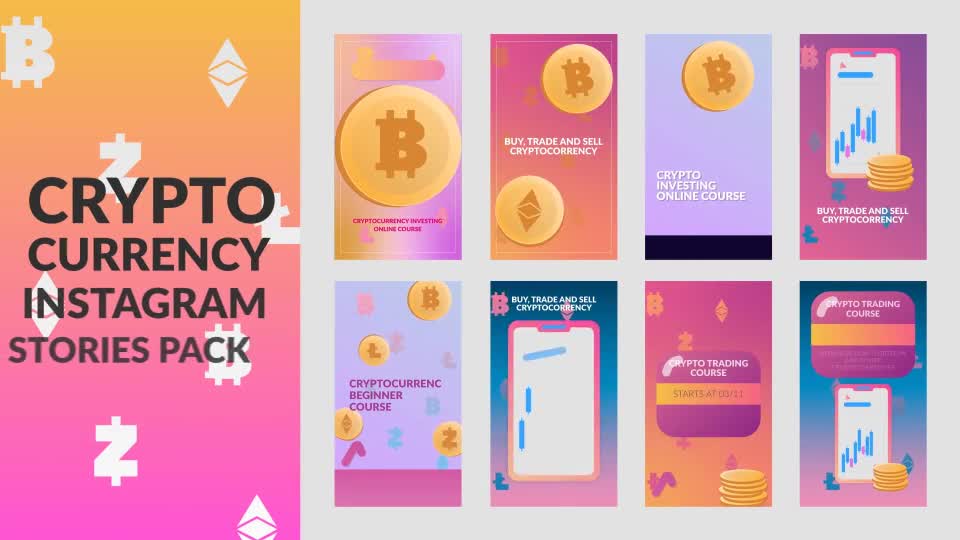 Cryptocurrency Stories Pack Videohive 31520000 Premiere Pro Image 1