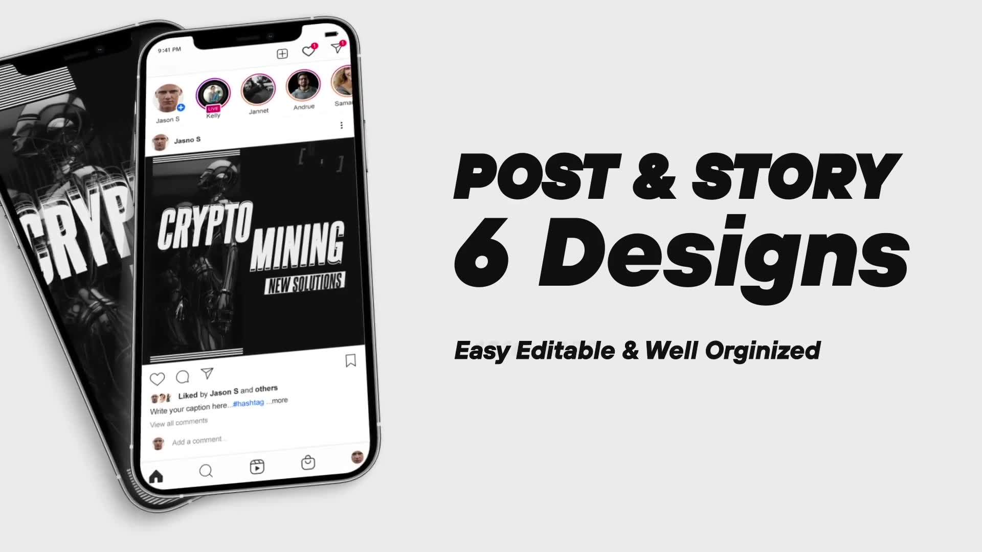 Cryptomining Instagram Promotion Mogrt Videohive 38029566 Premiere Pro Image 2