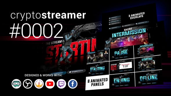 CryptoStreamer #0002 - Download 31383793 Videohive