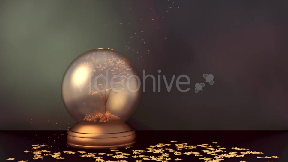 Crystal Ball and Autumn Leaves - Download Videohive 20316434