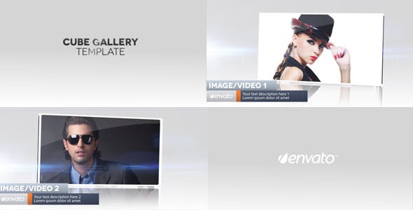 Cube Gallery Slideshow - Videohive Download 3726231