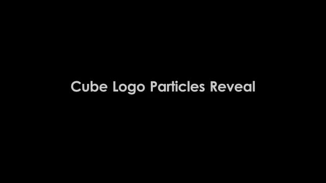 Cube logo Particles Reveal Videohive 6480034 After Effects Image 1