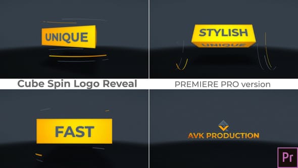 Cube Spin Logo Reveal - Download Videohive 22612331