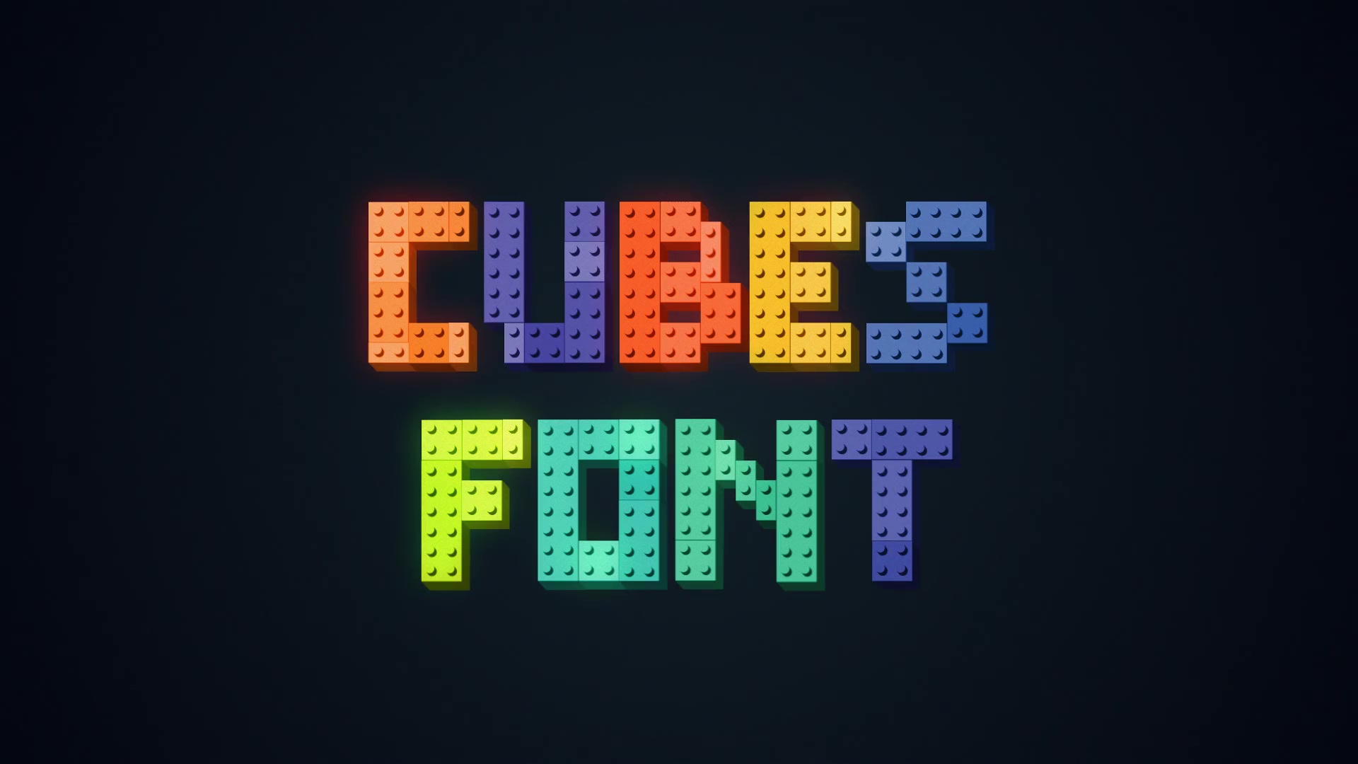 Cubes font - Download Videohive 19296903