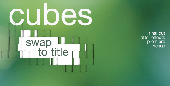 Cubes Swap To Title - Download Videohive 3235412