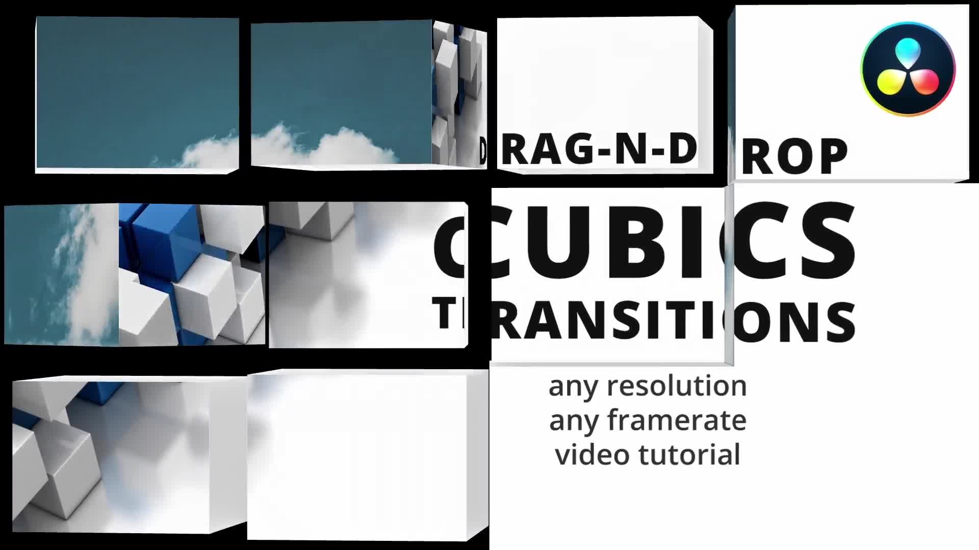 Cubics Transitions for DaVinci Resolve Videohive 37900284 DaVinci Resolve Image 1