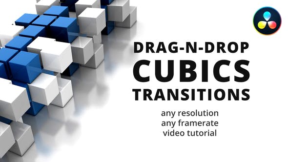 Cubics Transitions for DaVinci Resolve - Videohive Download 37900284