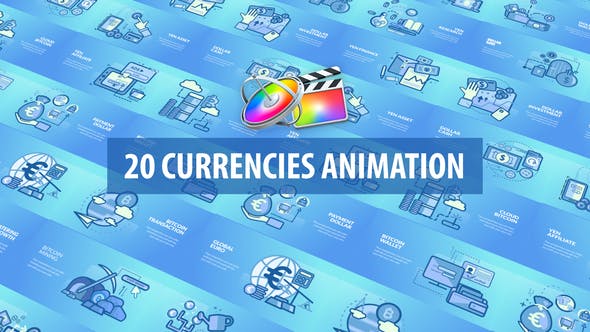 Currencies Animation | Apple Motion & FCPX - Videohive Download 30811339