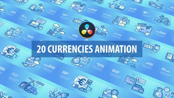Currencies Animation | DaVinci Resolve - 32537681 Download Videohive