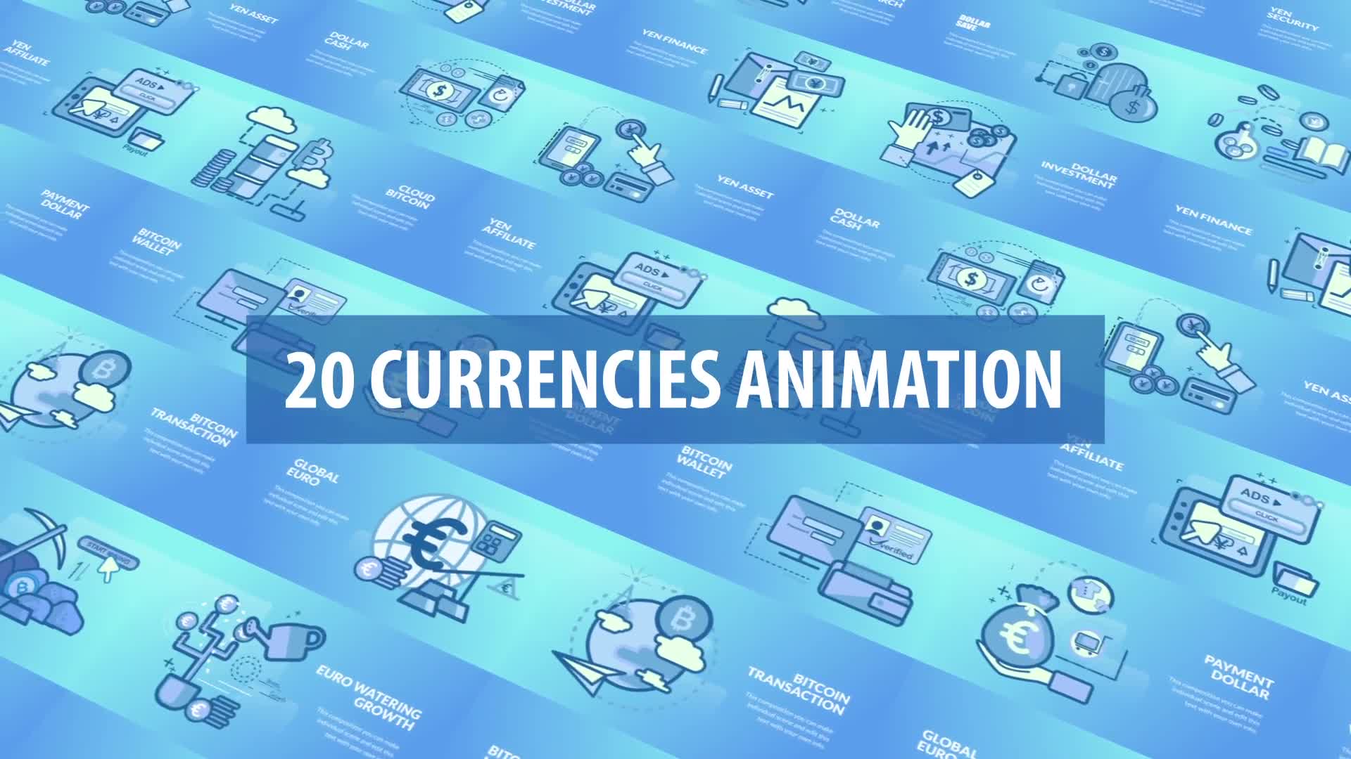 Currencies Animation | Premiere Pro MOGRT Videohive 30811333 Premiere Pro Image 1