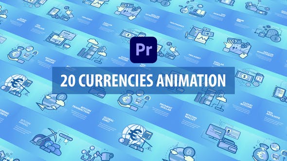 Currencies Animation | Premiere Pro MOGRT - 30811333 Videohive Download