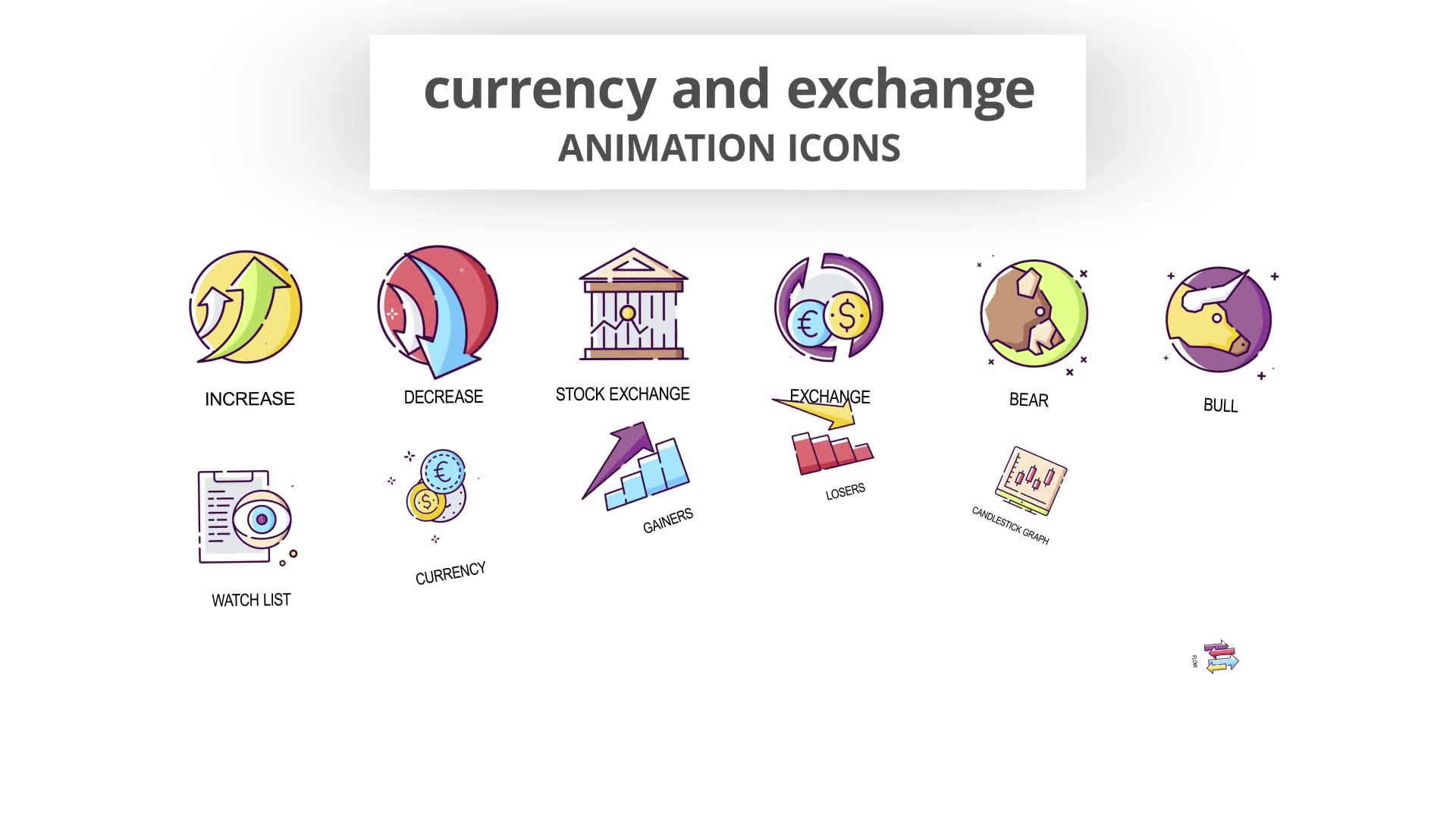 Currency & Exchange Animation Icons Videohive 29201834 After Effects Image 4