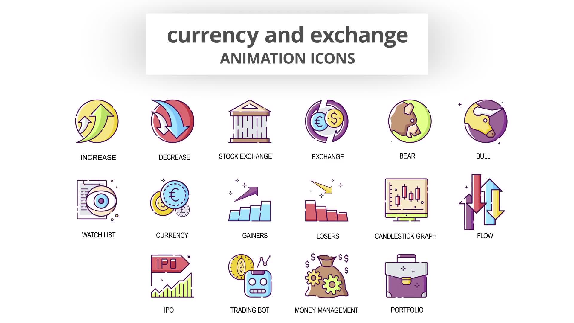 Currency & Exchange Animation Icons Videohive 29201834 After Effects Image 8