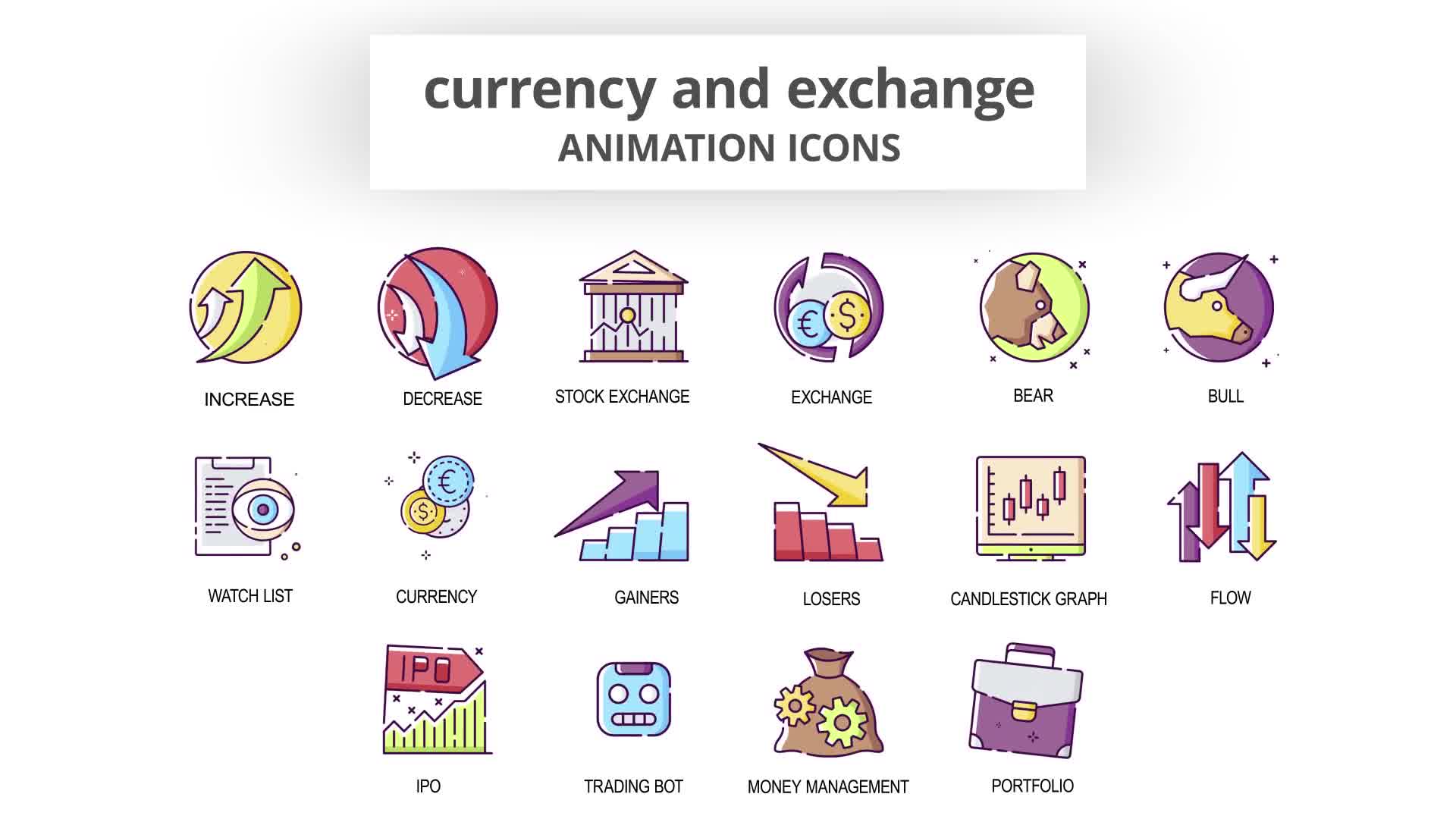 Currency & Exchange Animation Icons Videohive 29201834 After Effects Image 9