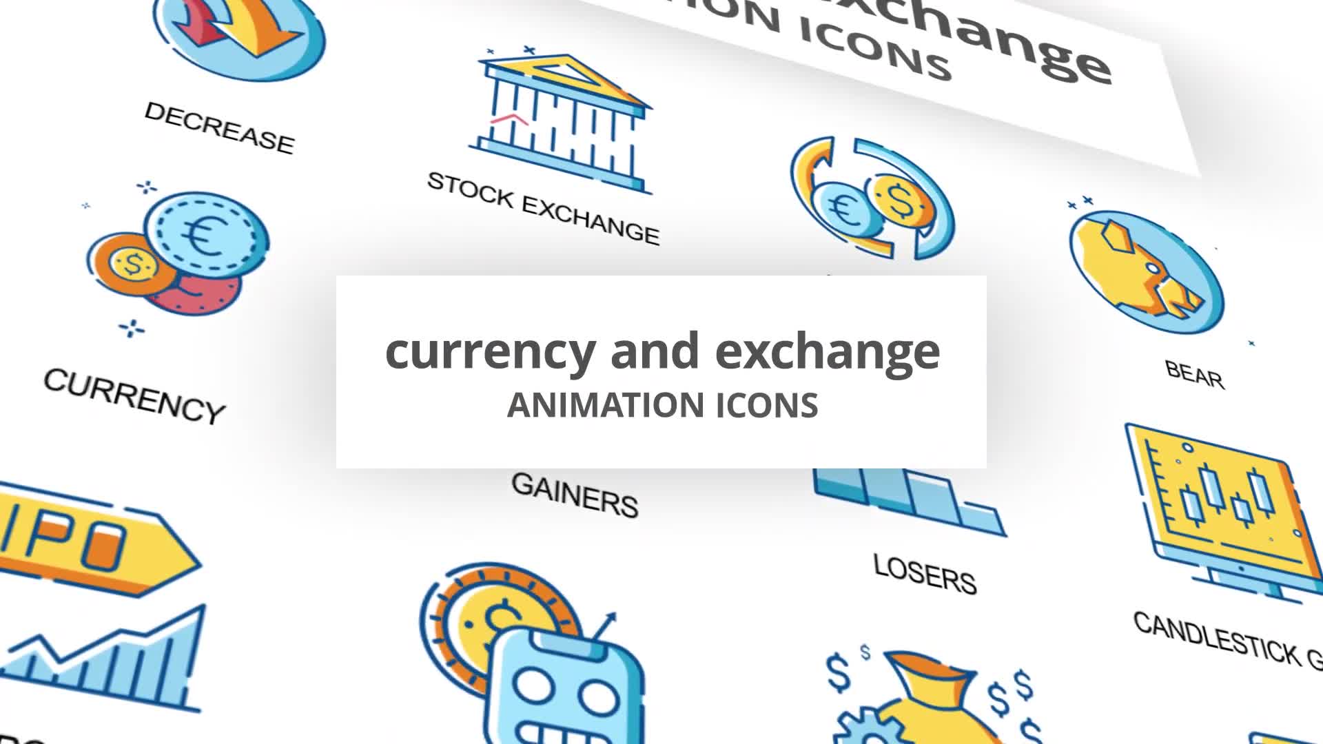 Currency & Exchange Animation Icons Videohive 30260825 After Effects Image 1