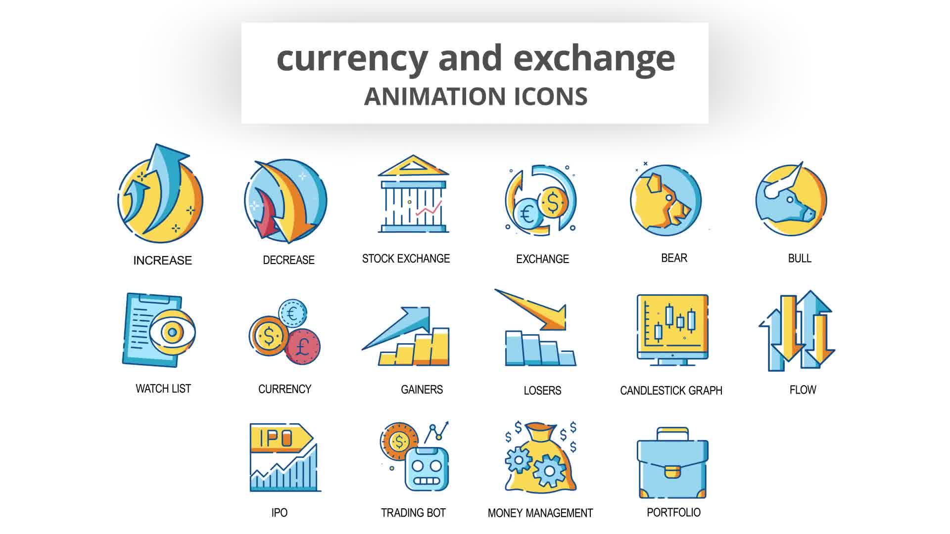 Currency & Exchange Animation Icons Videohive 30260825 After Effects Image 10