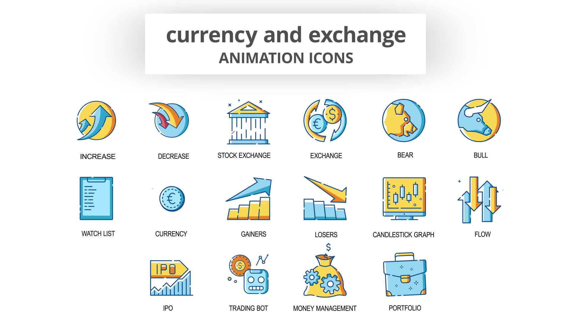 Currency & Exchange Animation Icons Videohive 30260825 After Effects Image 6