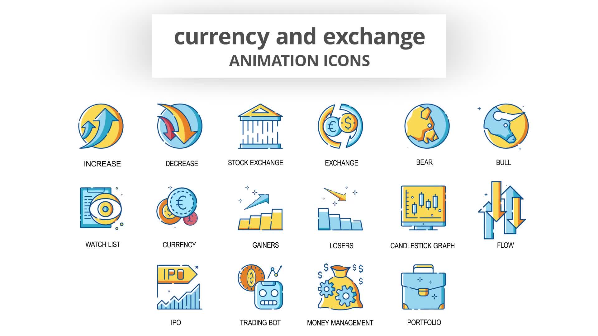 Currency & Exchange Animation Icons Videohive 30260825 After Effects Image 8