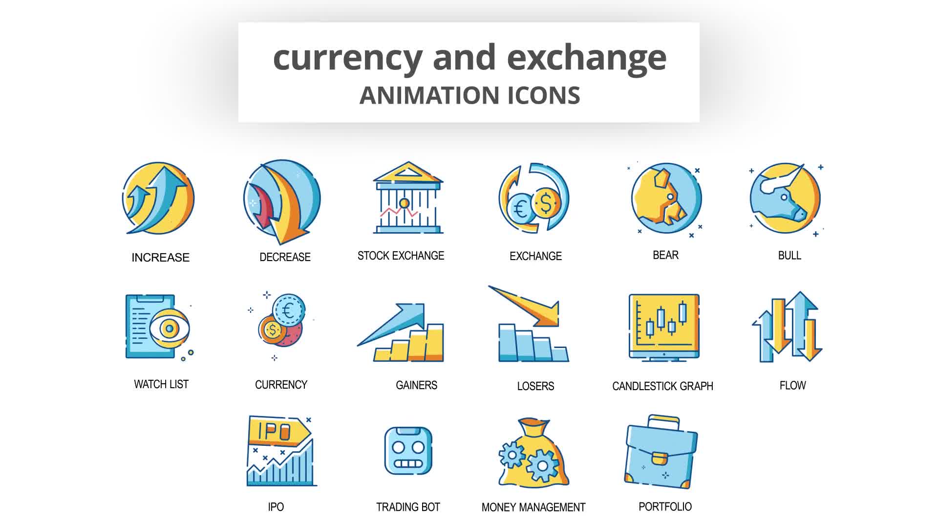 Currency & Exchange Animation Icons Videohive 30260825 After Effects Image 9