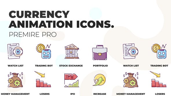 Currency & Exchange MOGRT Icons - Download 36822791 Videohive