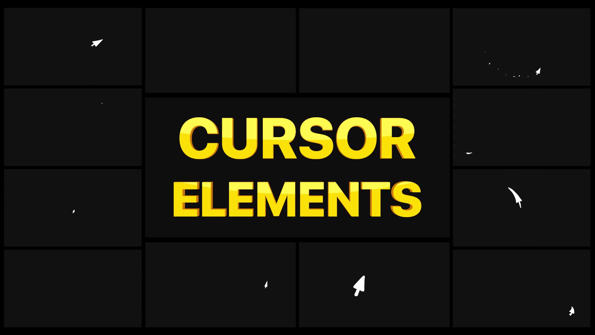 Cursors Elements | Premiere Pro MOGRT Videohive 32948459 Premiere Pro Image 2