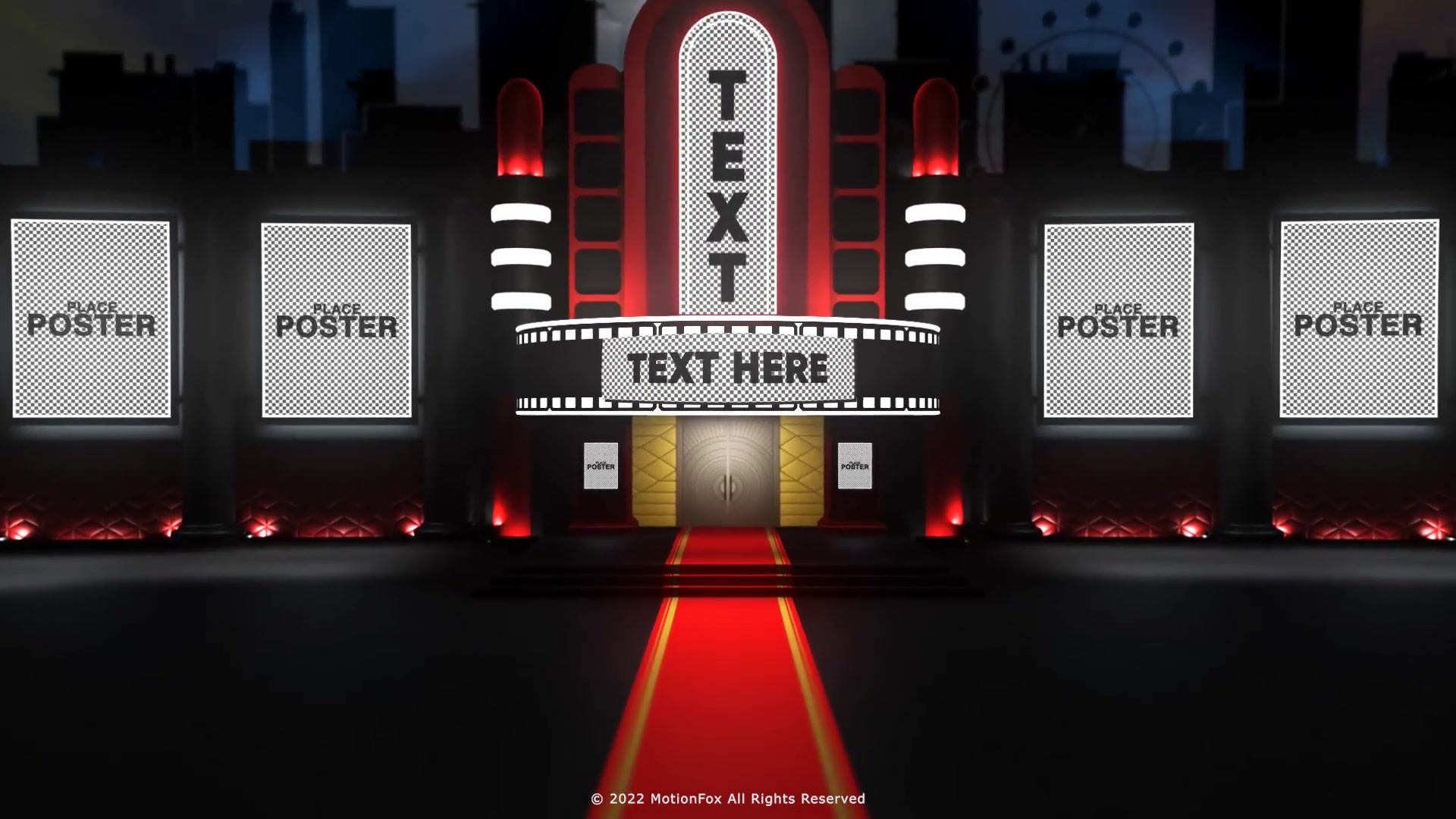 Curtain Cinema Logo Intro Reveal Videohive 38482900 After Effects Image 7
