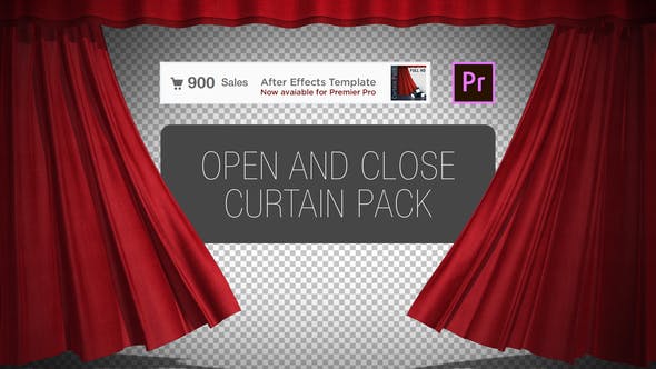 Curtain Open and Close Pack Premiere - 26378514 Videohive Download