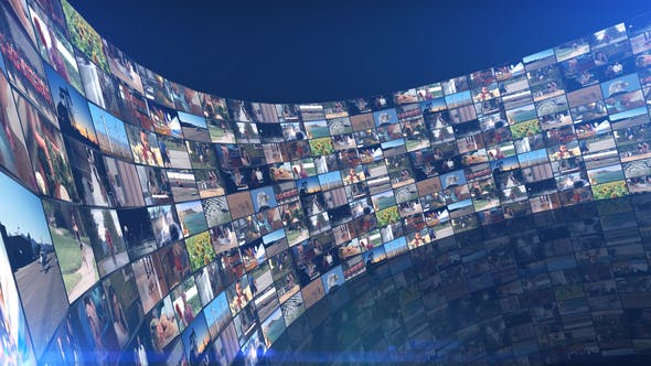 Curved Video Wall Intro Pack - 38873957 Download Videohive
