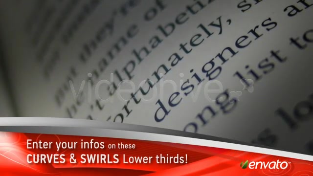 Curves & Swirls lower third decoration pack Videohive 133478 Motion Graphics Image 3