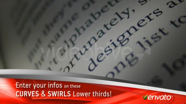 Curves & Swirls lower third decoration pack Videohive 133478 Motion Graphics Image 4