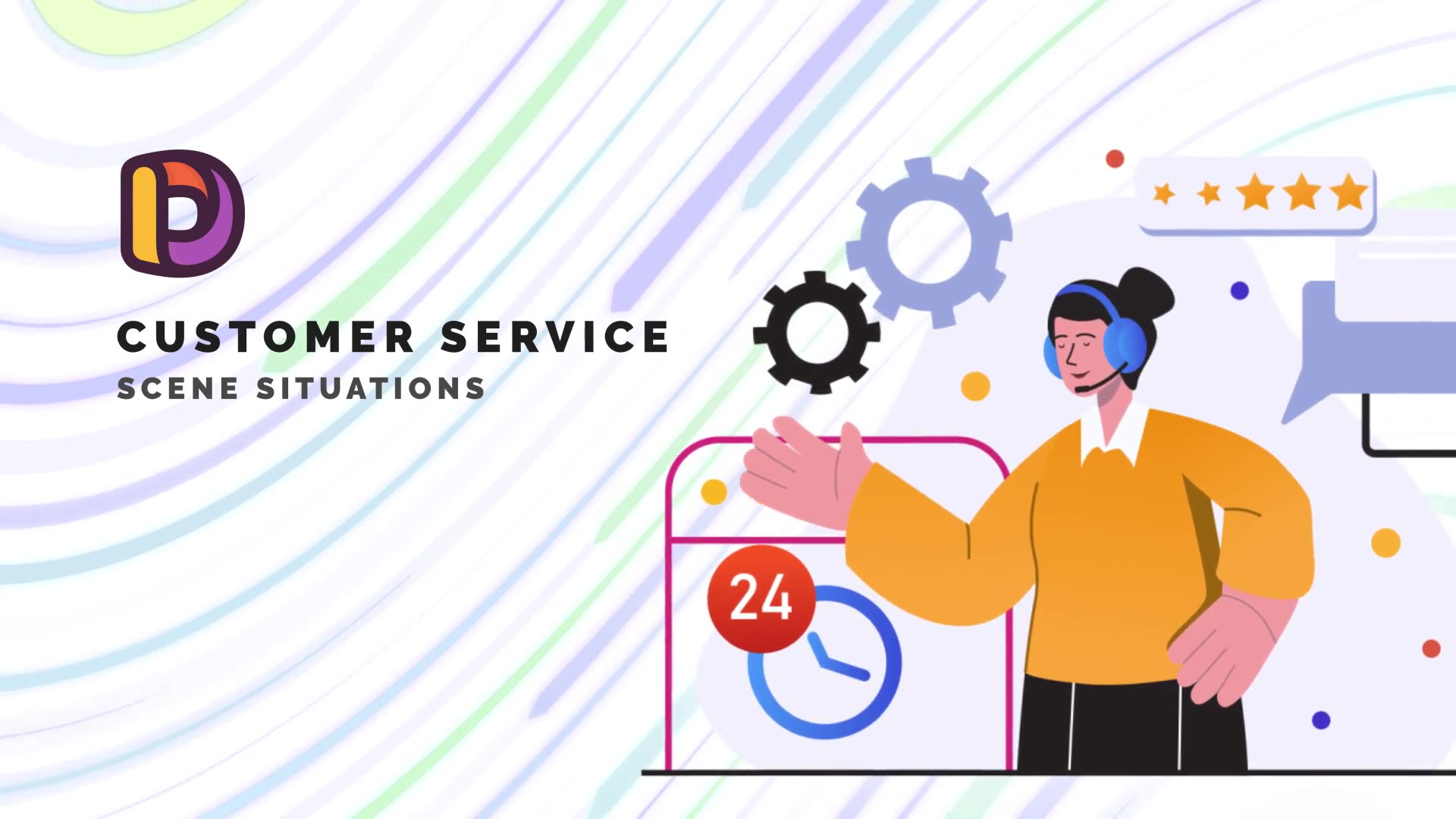 Customer service Scene Situations Videohive 34664282 After Effects Image 2