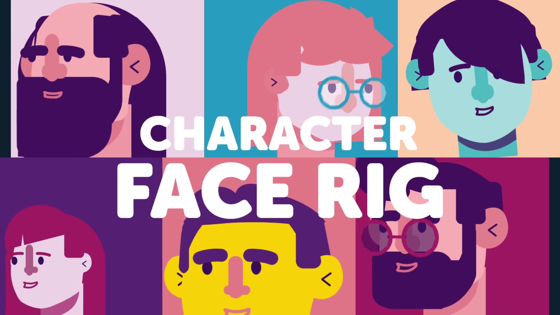 Customisable Character Face Rig Videohive 23856885 After Effects Image 2