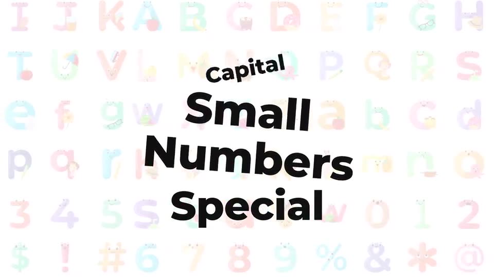Cute Alphabets & Numbers Videohive 31369350 After Effects Image 2