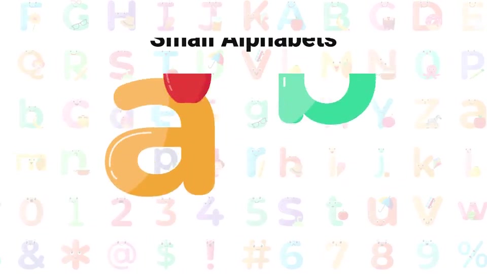 Cute Alphabets & Numbers Videohive 31369350 After Effects Image 3
