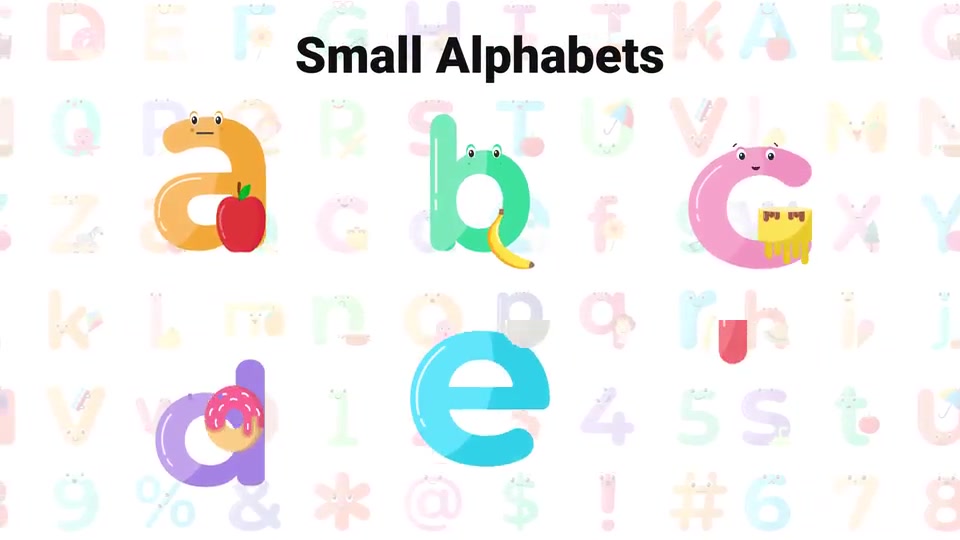 Cute Alphabets & Numbers Videohive 31369350 After Effects Image 7
