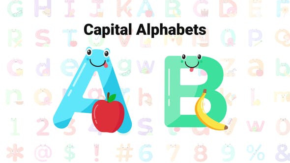 Cute Alphabets & Numbers - Download 31369350 Videohive