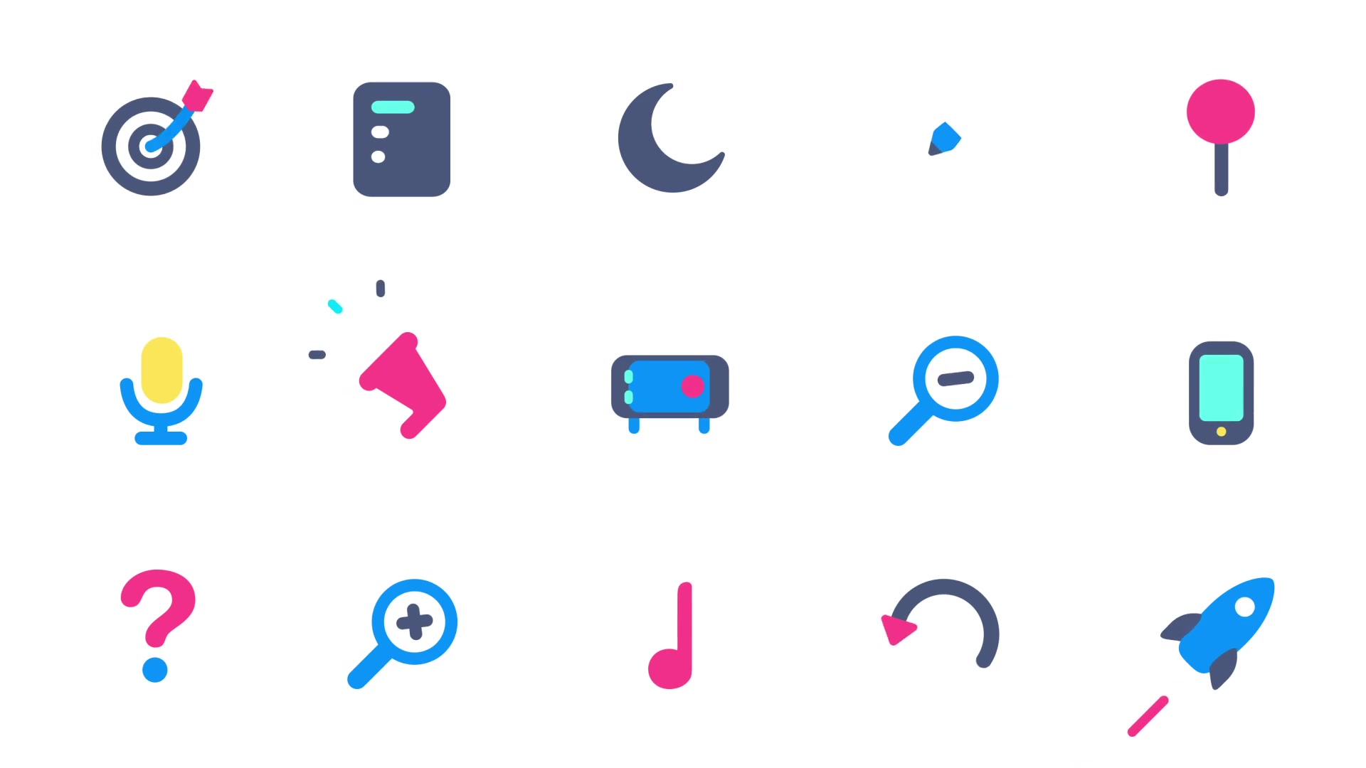Cute Minimal Icons Videohive 33152272 After Effects Image 7
