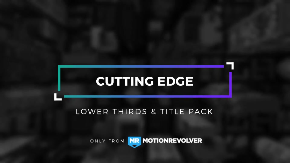 Cutting Edge Titles and Lower Thirds - Download Videohive 19500032