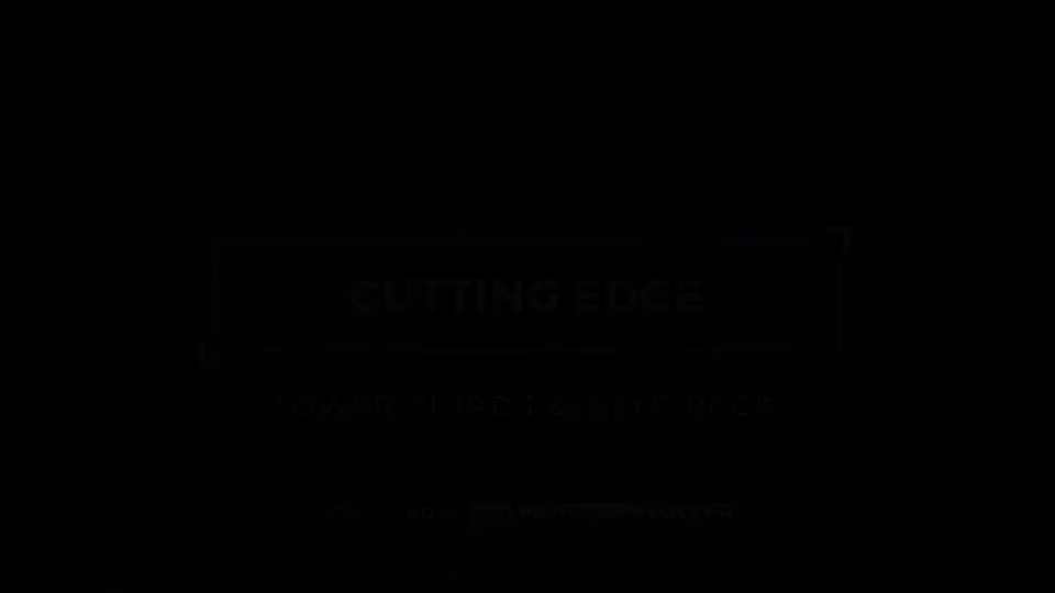 Cutting Edge Titles and Lower Thirds - Download Videohive 19500032