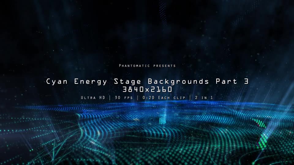 Cyan Blue Energy Stage 3 - Download Videohive 12377262