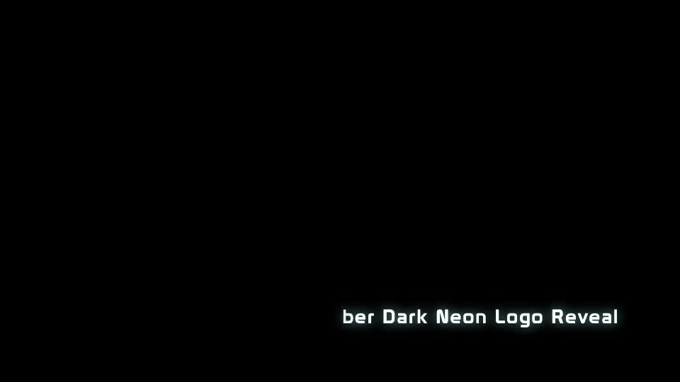 Cyber Dark Neon Logo Reveal Videohive 23306666 After Effects Image 1