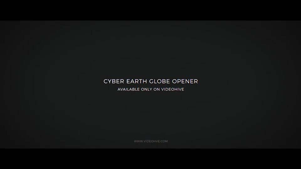 Cyber Earth Globe Opener Videohive 29647647 After Effects Image 10