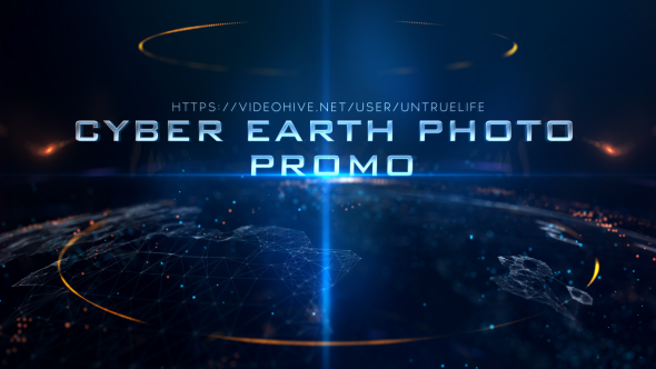 Cyber Earth Photo Promo - Download Videohive 19532922