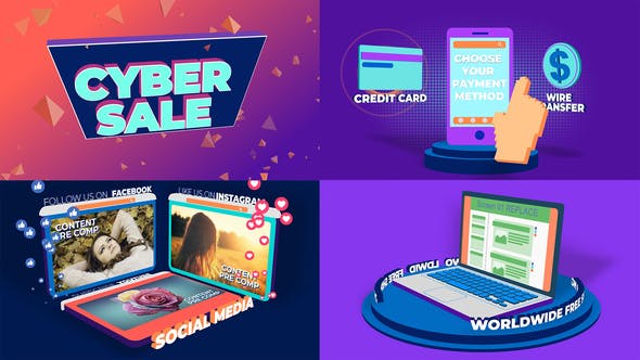 Cyber Hot Sale - 28169015 Videohive Download