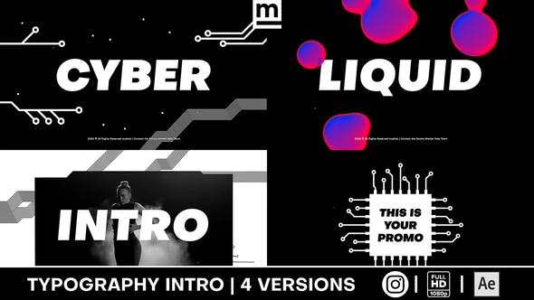 Cyber Liquid Intro - Videohive Download 28349217