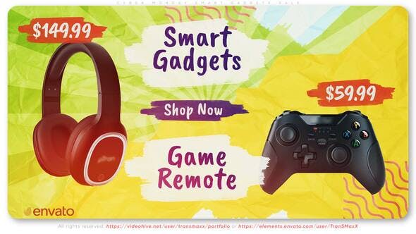 Cyber Monday Smart Gadgets Sale - Videohive 36709402 Download