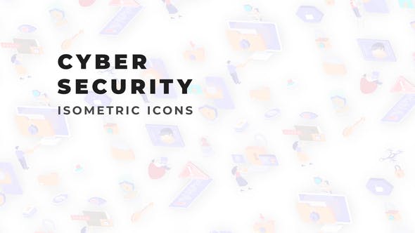 Cyber Security Isometric Icons - Download Videohive 36117630