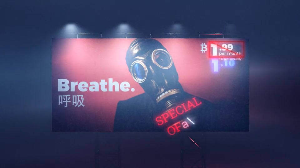 Cyberpunk Billboard - Download Videohive 21494589