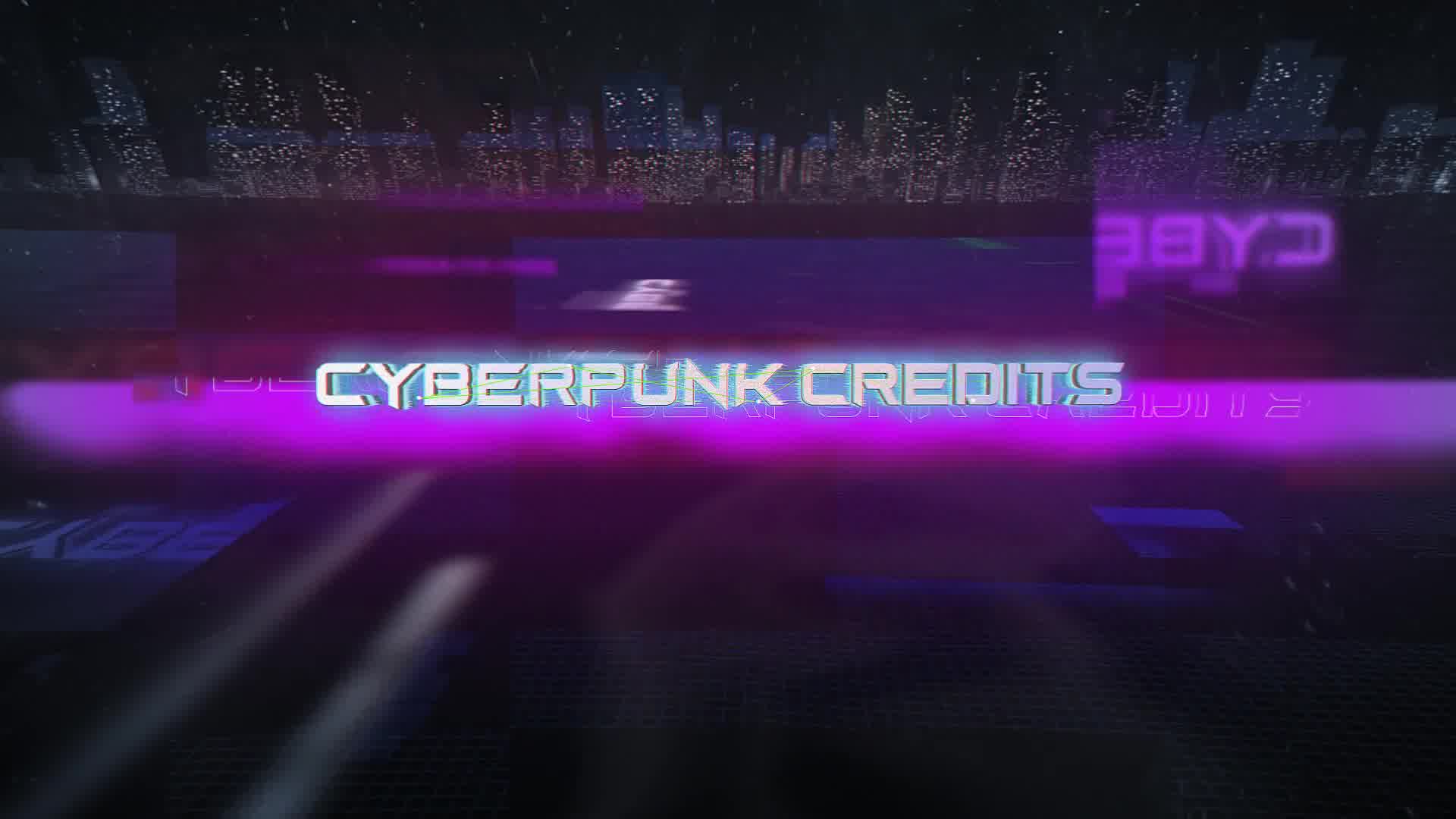 Cyberpunk Credits Videohive 23277001 After Effects Image 10