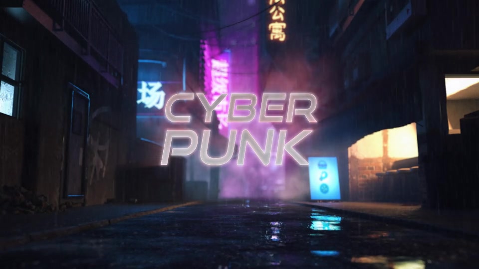 Cyberpunk Futuristic Intro Videohive 26566240 After Effects Image 8